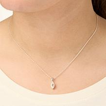 Herkimer Mines "Diamond" Quartz Halo Necklace