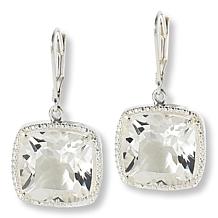 Herkimer Mines "Diamond" Quartz Large Stone Drop Earrings