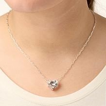 Herkimer Mines "Have My Heart" Faceted "Diamond" Quartz Necklace