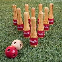 Hey! Play! Coca Cola Indoor/Outdoor Bowling & Skittle Ball Game Set