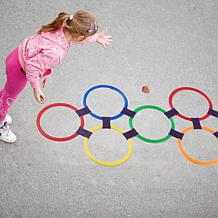 Hey! Play! Indoor/Outdoor Hopscotch Ring Game