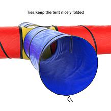 Hey! Play! Kid's 4-Way Pop-up Play Tunnel