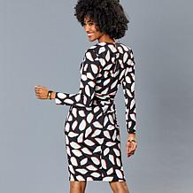 HFR x Undra Celeste Jersey Knit Faux Wrap Dress