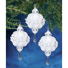 Holiday Beaded Ornament Kit - Christmas Ball, Makes 3