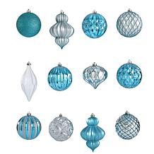 Holiday Lux Shatterproof, 12 Count Christmas Tree Ornament Set, 100...