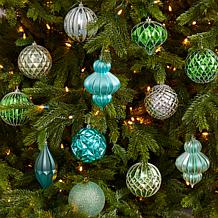 Holiday Lux Shatterproof, 12 Count Christmas Tree Ornament Set, 100...