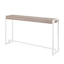 Holly & Martin Macen Narrow Console - Mocha Gray/White