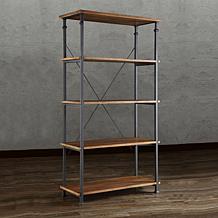 Home Origin Wide Rustic Bookshelf