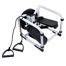 Home Track Mini Stepper Twist Stool with Resistance Band