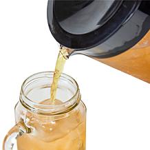 HomeCraft 3-Quart Black Café' Ice Iced Coffee and Tea Brewing System