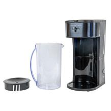 HomeCraft 3-Quart Black Café' Ice Iced Coffee and Tea Brewing System