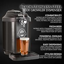 HomeCraft HCCBD5BS On Tap Beer Growler System