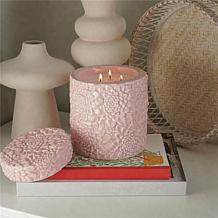Homeworx by Slatkin + Co. Flower Ceramic Candle