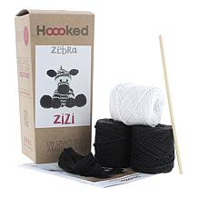 Hoooked Amigurumi DIY Kit w/Eco Barbante Yarn-Zebra Zizi