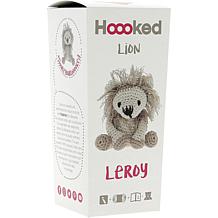 Hoooked Lion Leroy Yarn Kit with Eco Brabante Yarn - Beige and Taupe