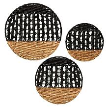 Horten Water Hyacinth 3-Pc Wall Décor Set