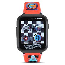 Hot Wheels Unisex Child Smart Watch and Headphone Set - Red