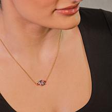 House of Ellure Multigemstone Fancy-Shape Cluster 18" Chain Necklace