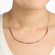 House of Ellure Multigemstone Rainbow Collar Necklace