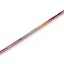 House of Ellure Multigemstone Rainbow Tennis Bracelet