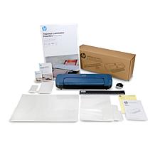 HP QL122 Laminator Bundle w/Bonus Trimmers & 155 Laminating Pouches