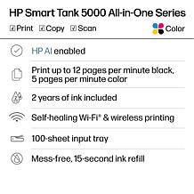 HP Smart Tank 5000 Series All-in-One Printer with 3 Years of Ink