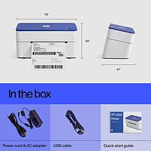 HP Thermal Label Printer, 4x6 Compact Label Printer 203 DPI