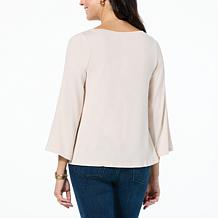 HUE Bell-Sleeve Top