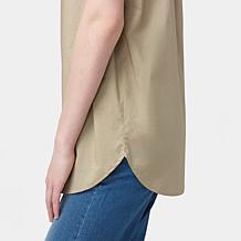 HUE Button-Front Tunic