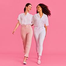 HUE Button-Front Tunic