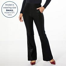HUE Flare Leg Pull-on Shimmer Jean