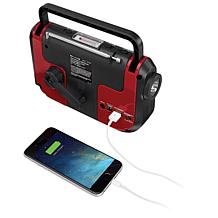 iLive Weatherband AM/FM Radio with Flashlight and Dynamo