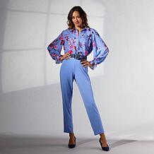 IMAN Global Chic Jersey Knit Slim-Leg Pull-On Pant