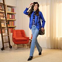 IMAN Global Chic Pintuck Trouser Jean