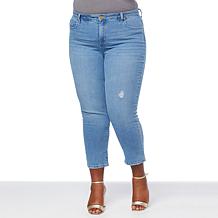 IMAN Global Chic Straight Crop Jean