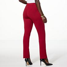IMAN Global Chic Straight Leg Ponte Pant