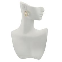 Imperial Pearls 14K Cultured Seed Pearl Inside-Outside Hoop Earrings