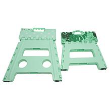 Improvements 14.5" and 12.5" Folding Plastic Step Stools