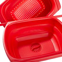 Improvements 2-piece Collapsible/Expandable Colander & Mini Sink