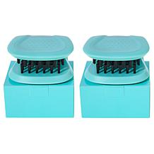 Improvements 2-piece Safe Bristle Brush Blade Cleaners