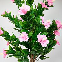 Improvements 3' Faux Hibiscus Tree