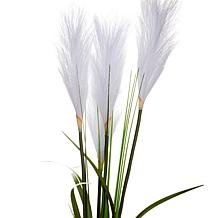 Improvements 36-inch Faux Pampas Grass Stakes Set of 2