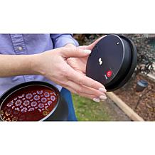 Improvements 38 Metal Solar Lantern with Planter & Stake