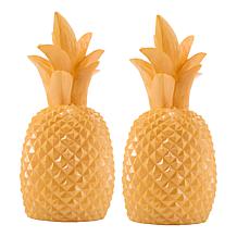 Improvements 9" LED Resin Pineapple Lights - Set of 2