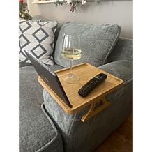 Improvements Bamboo Sofa Arm Tray/Table - Set of 2