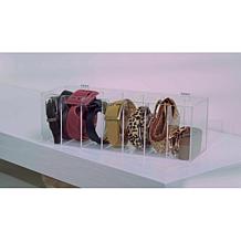 Improvements Clear Acrylic Storage Box with Compartments