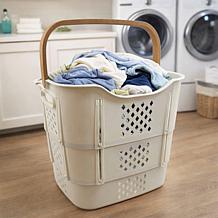 Improvements Collapsible Laundry Basket w/Removable Small Item Insert