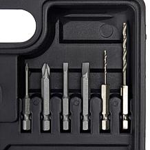 Improvements Cordless Drill with 44-piece Accessory Set & Storage Case