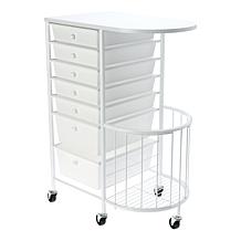 Improvements Flat Top Craft Cart with Drawers
