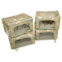 Improvements Set of 4 Mini Collapsible Storage Bins